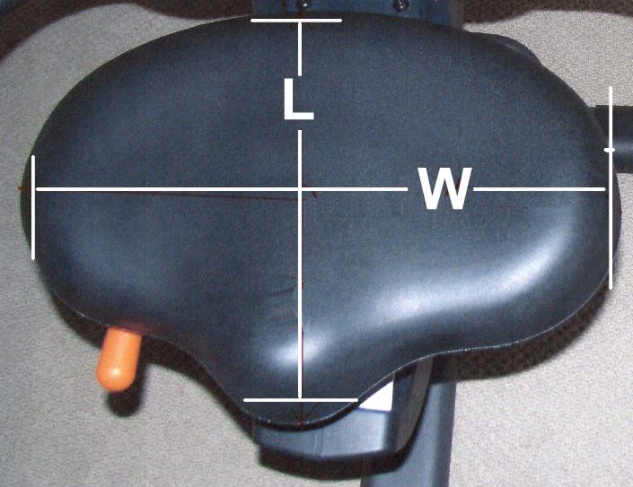 recumbent seat pad